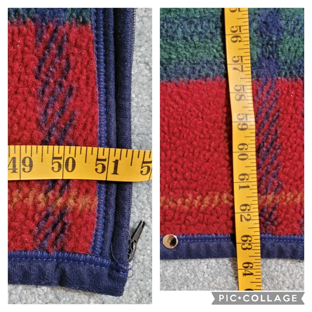 Biederlack Cuddle Wrap Throw Blanket Plaid Snap Zip Up Wearable Snuggie 50x60